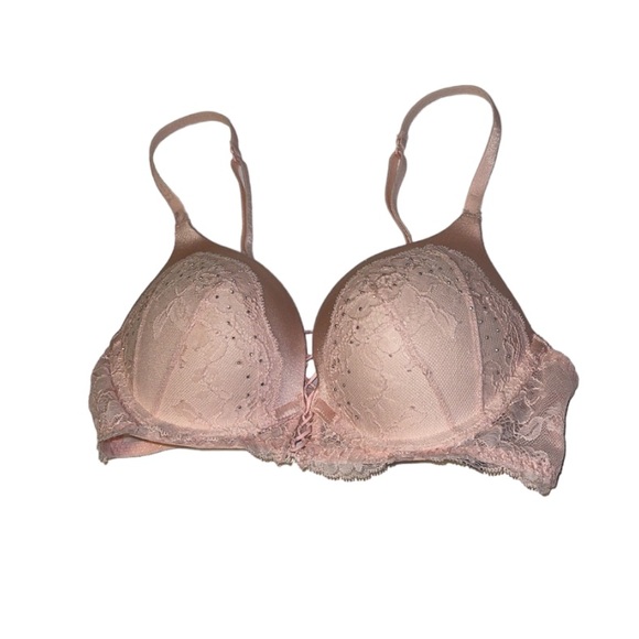 🆕 La SENZA “Hello Sugar” Pink Corset Push Up Bra - Women’s Size 32B / B32 - Picture 8 of 8